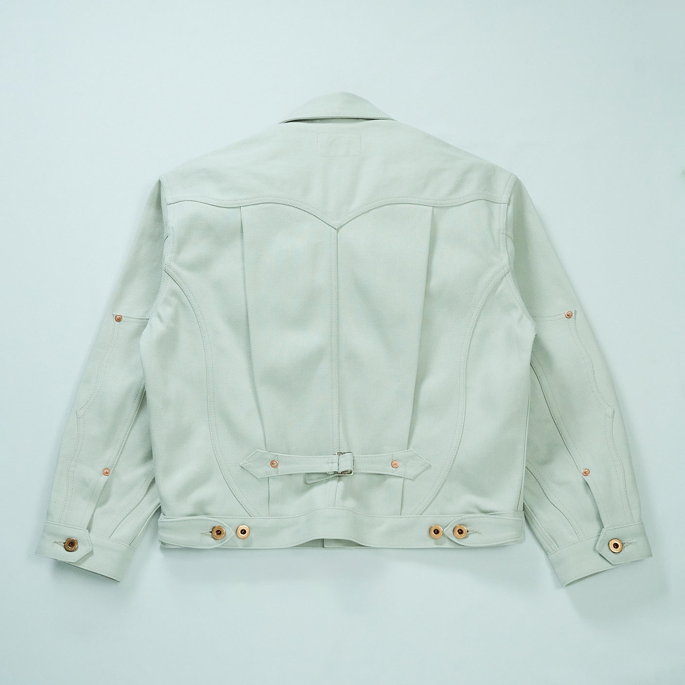 SWEEP THREE TACK JACKET-White-
