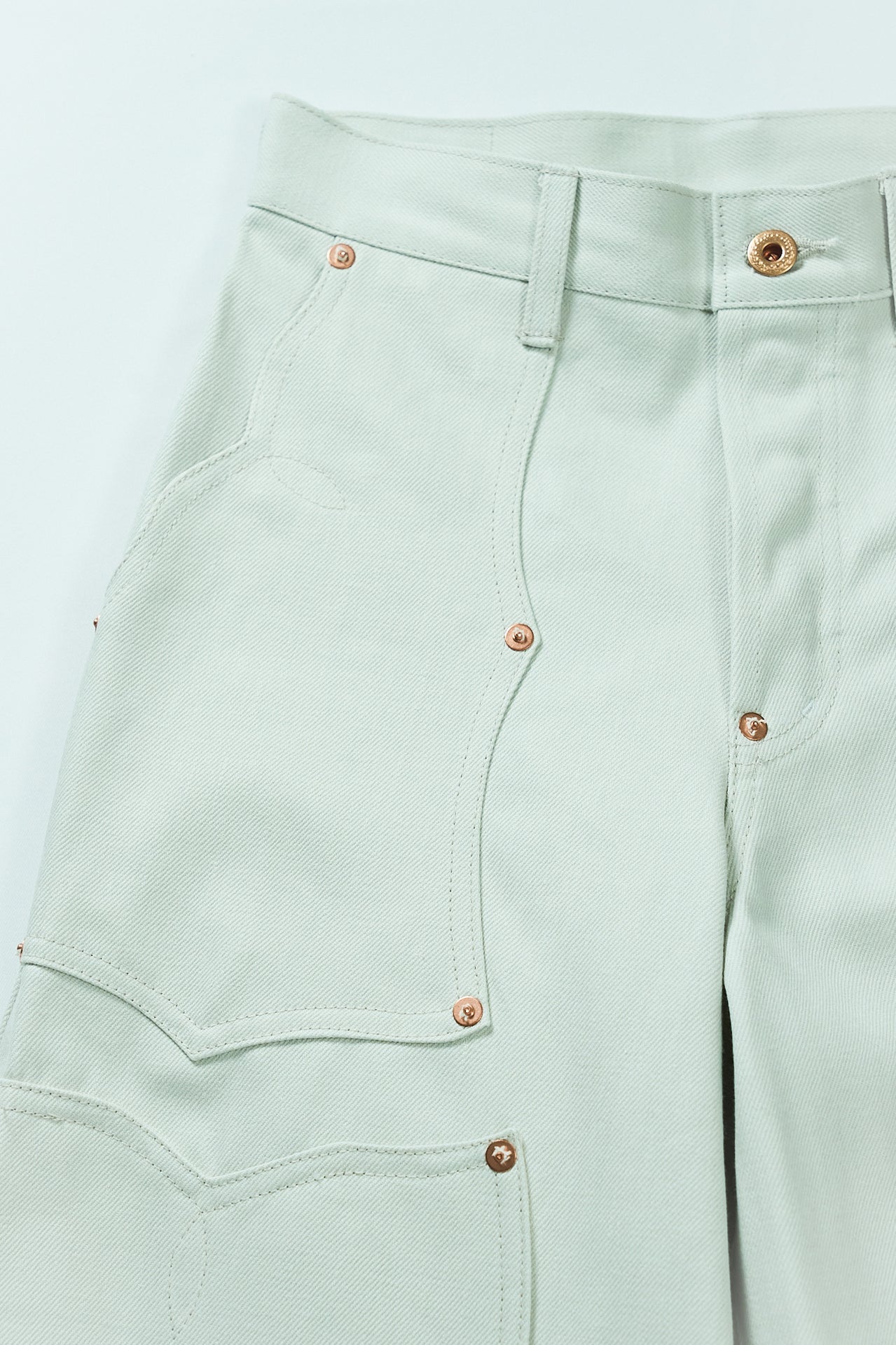 SWEEP Wknee WIDE PANTS -White-