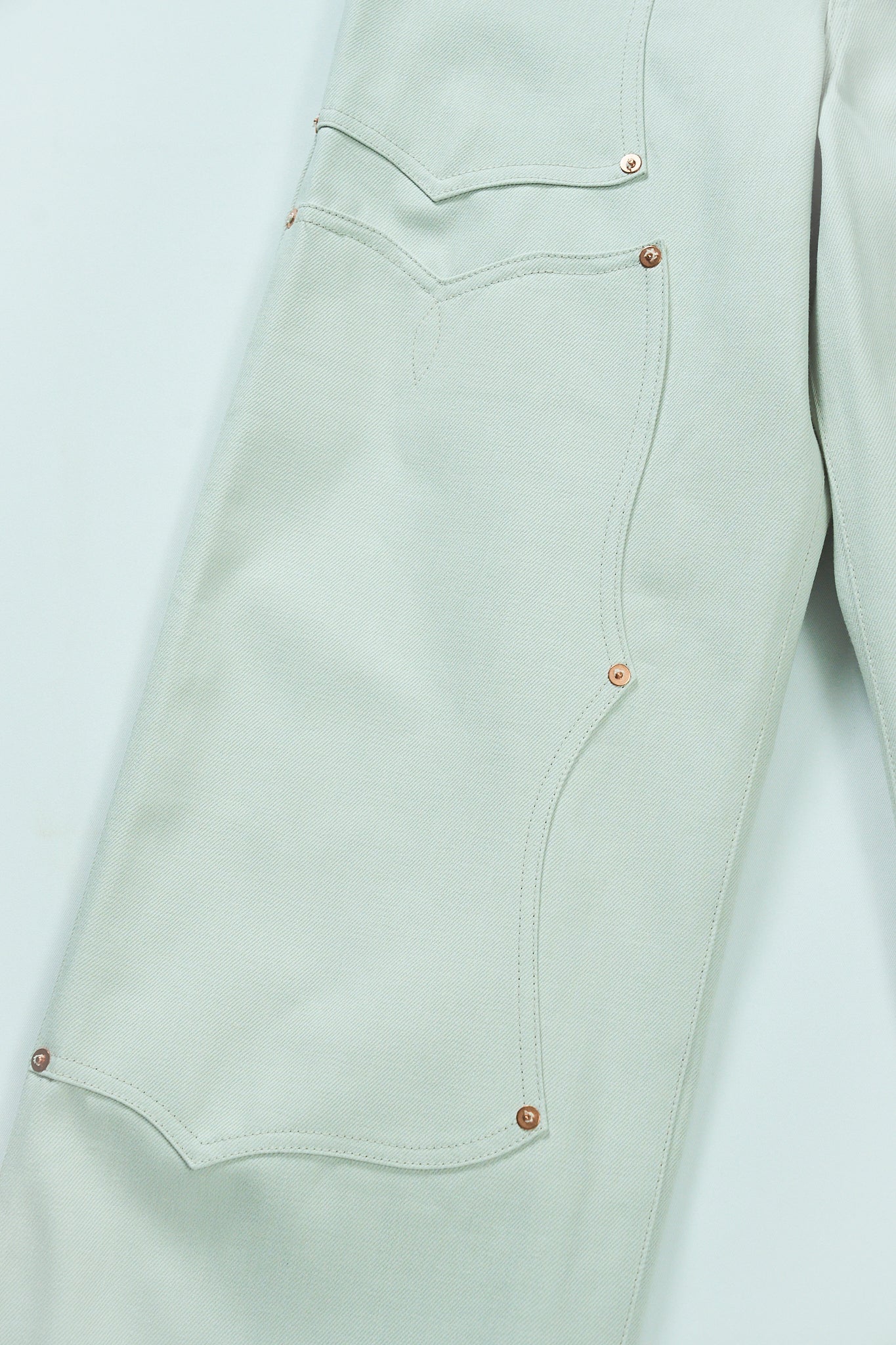 SWEEP Wknee WIDE PANTS -White-