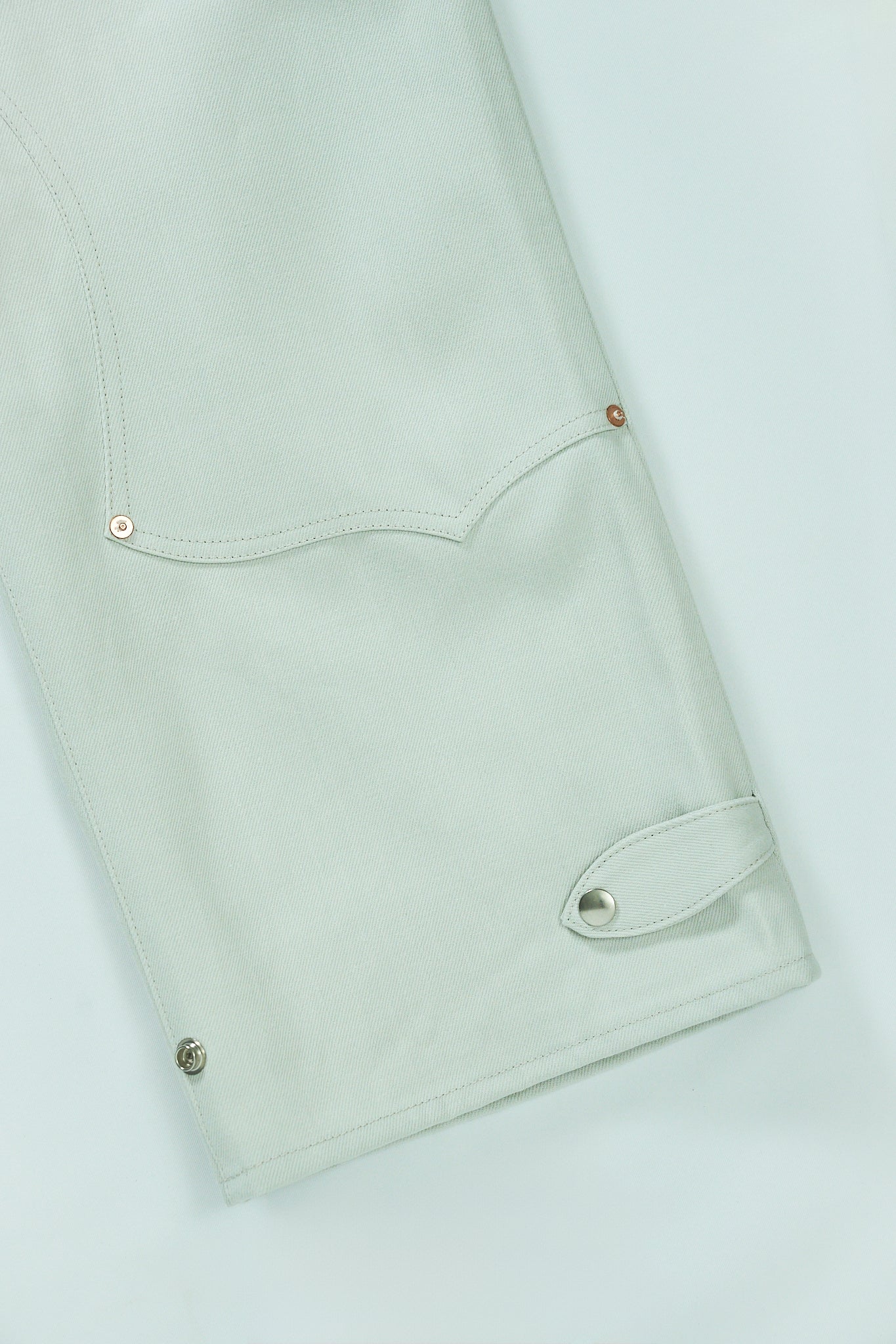 SWEEP Wknee WIDE PANTS -White-
