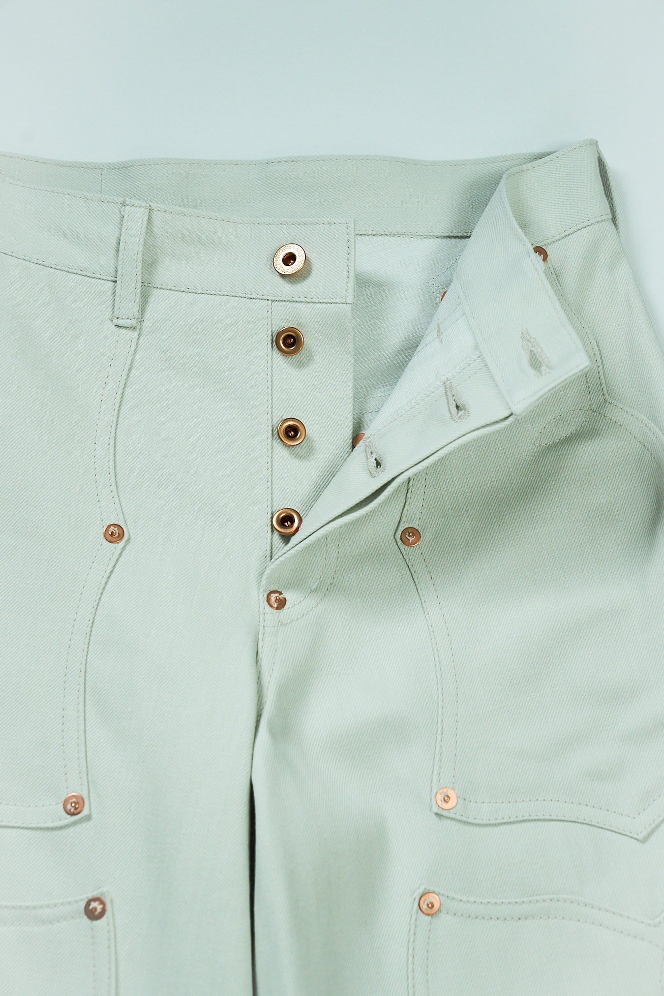SWEEP Wknee WIDE PANTS -White-