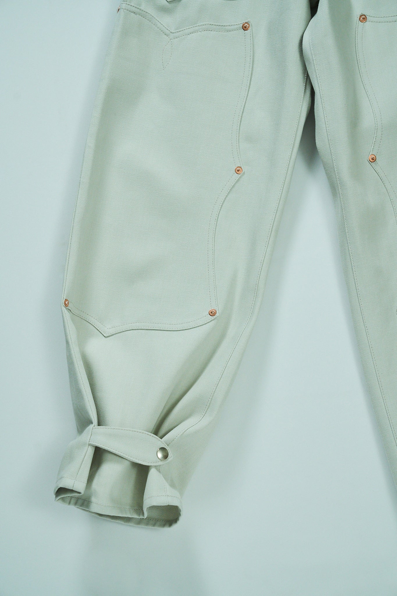 SWEEP Wknee WIDE PANTS -White-