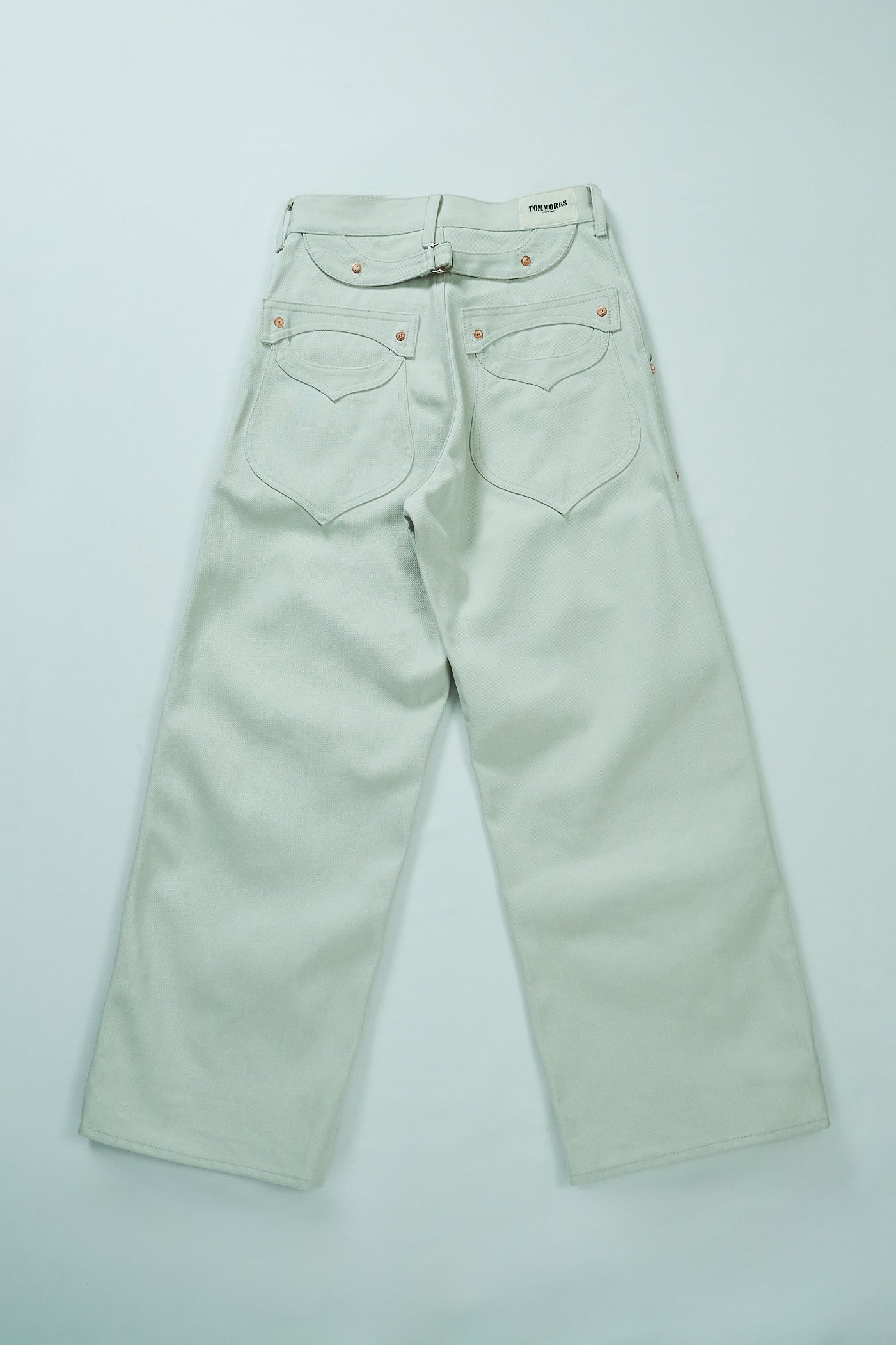 SWEEP Wknee WIDE PANTS -White-