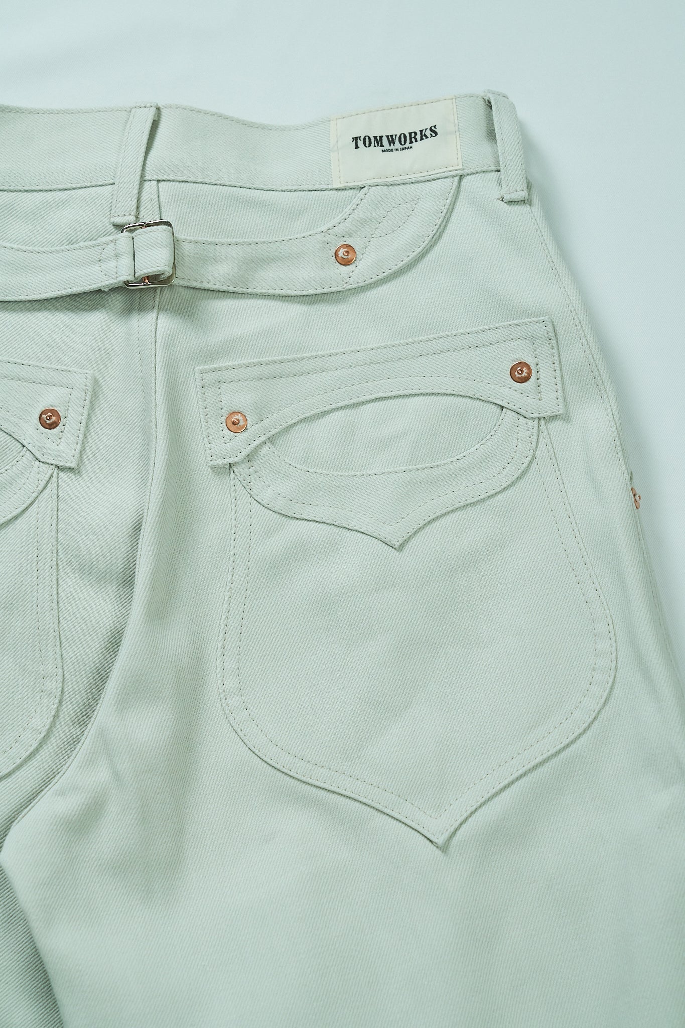 SWEEP Wknee WIDE PANTS -White-