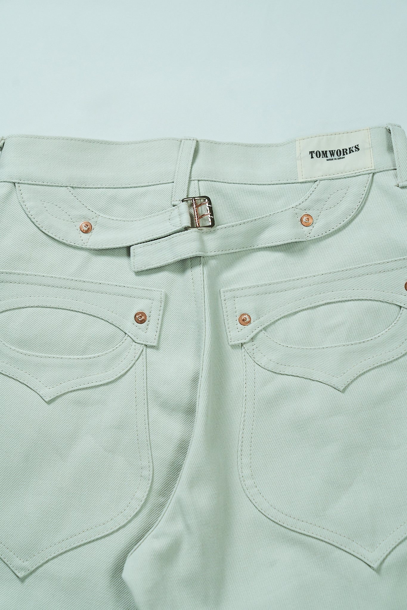 SWEEP Wknee WIDE PANTS -White-