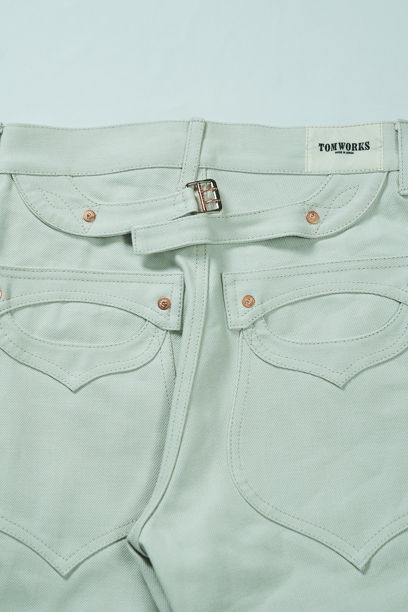 SWEEP Wknee BELL BOTTOM PANTS -White -