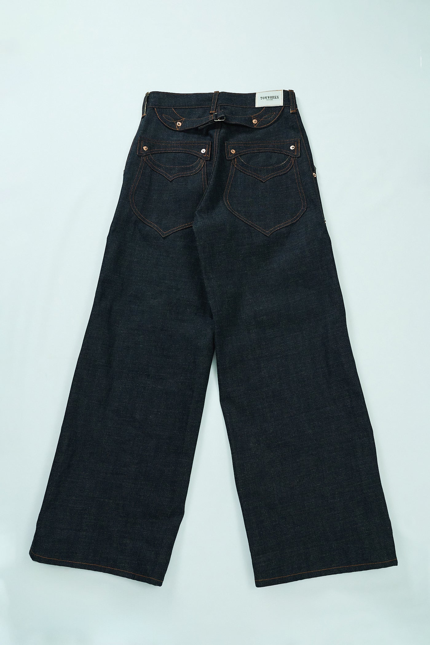 SWEEP Wknee WIDE PANTS -Indigo-