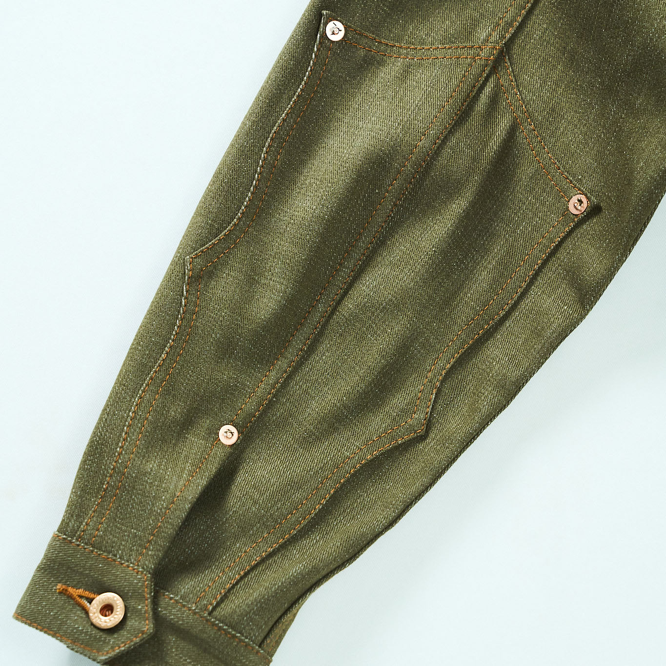 SWEEP THREE TACK JACKET-Green-