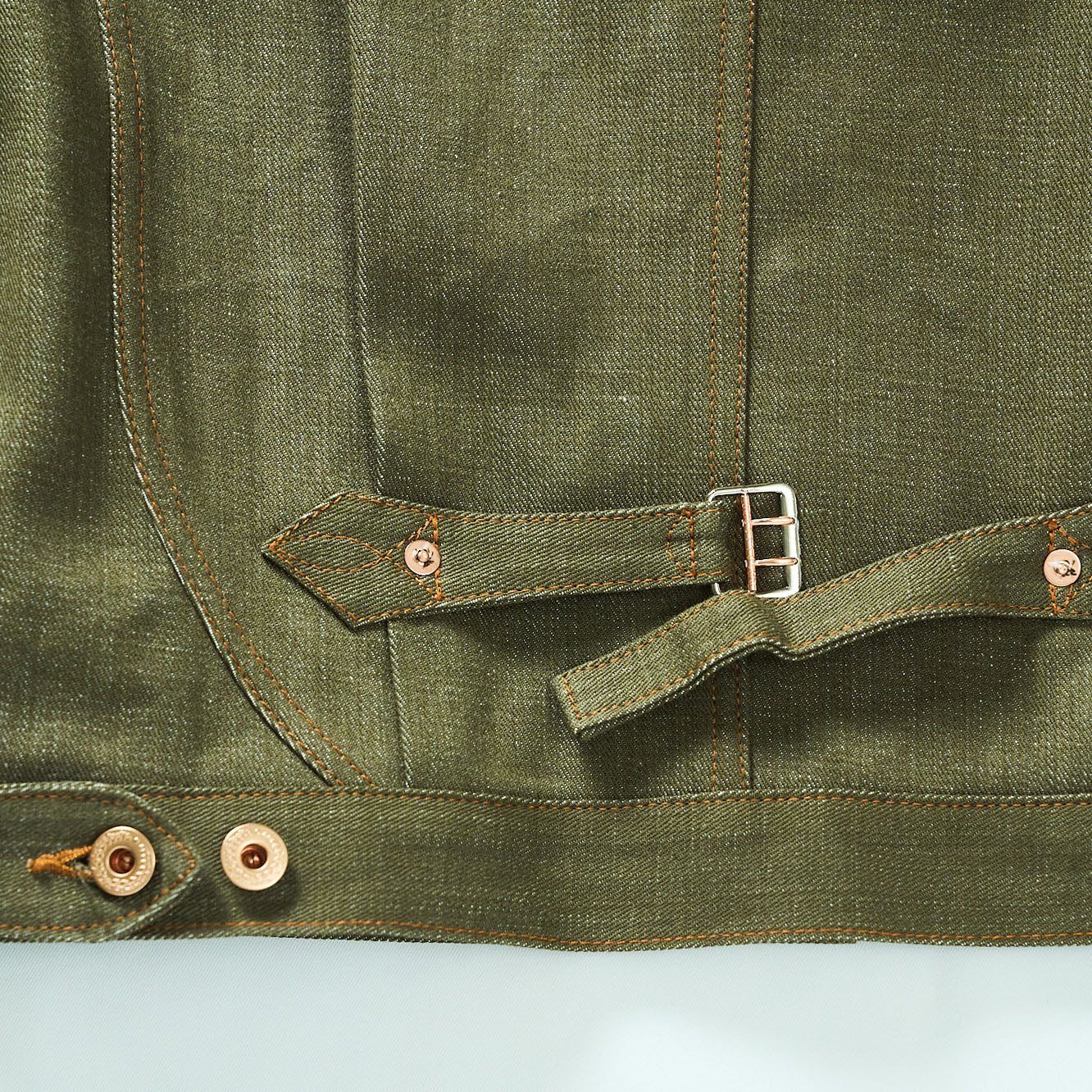 SWEEP THREE TACK JACKET-Green-