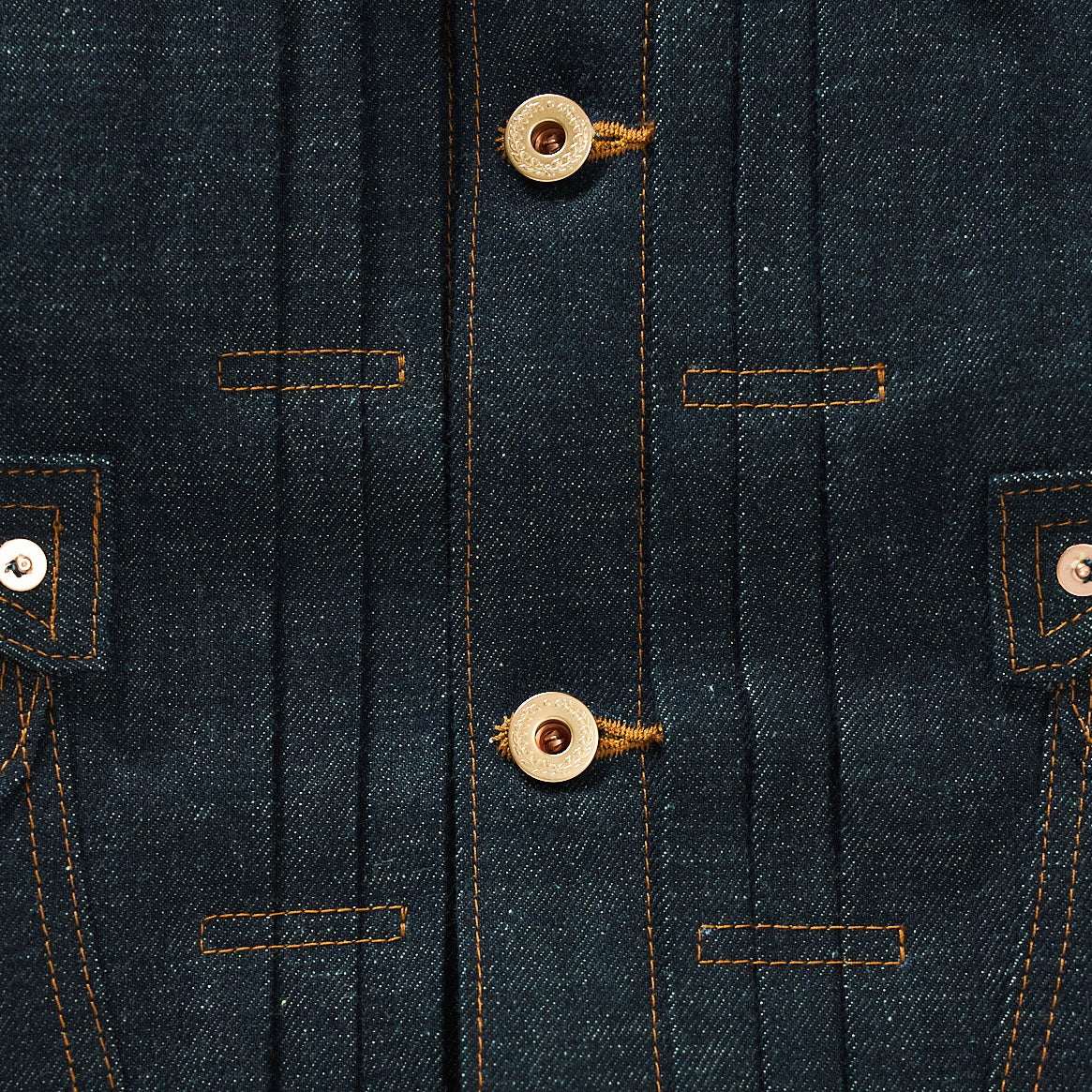 SWEEP THREE TACK JACKET-Indigo-