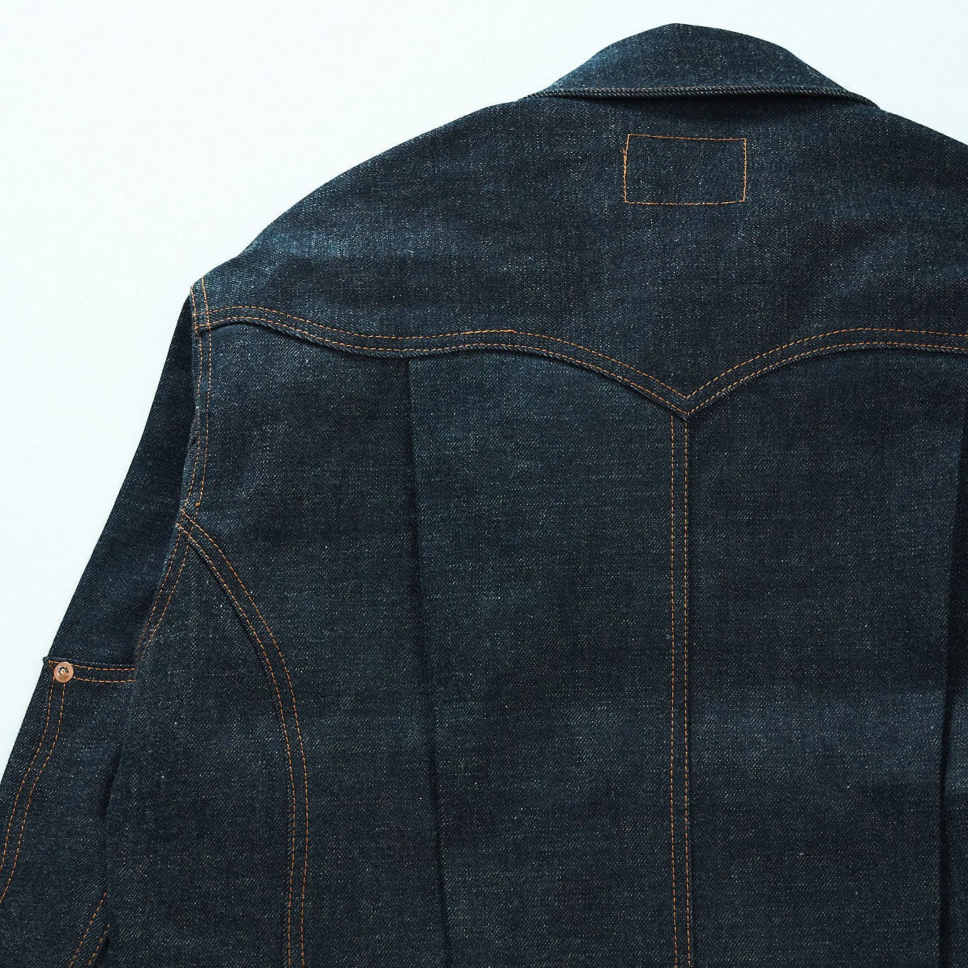 SWEEP THREE TACK JACKET-Indigo-