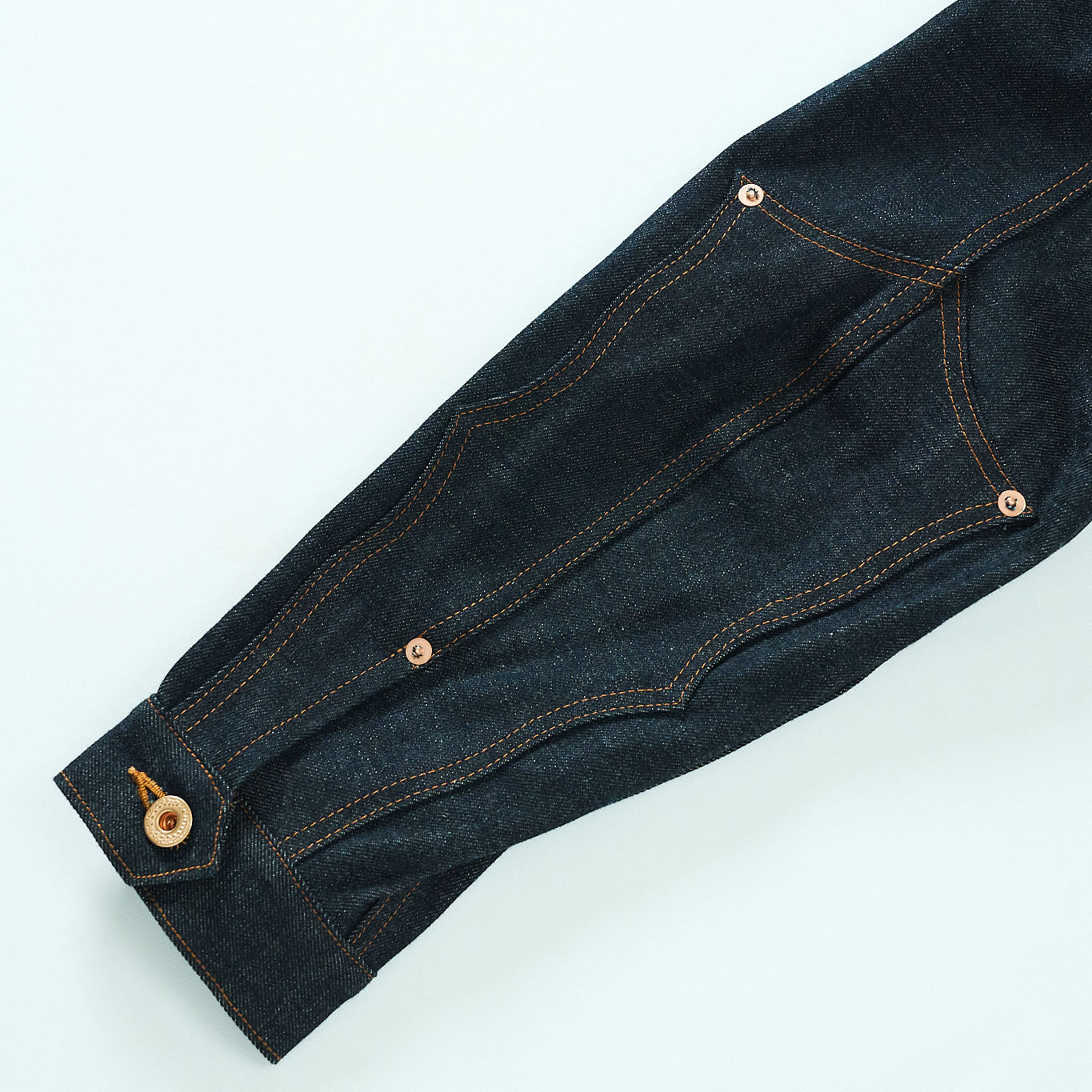 SWEEP THREE TACK JACKET-Indigo-