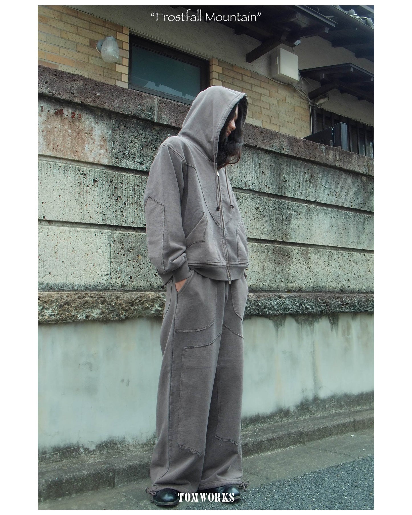 SWEAT PANTS -Brown-