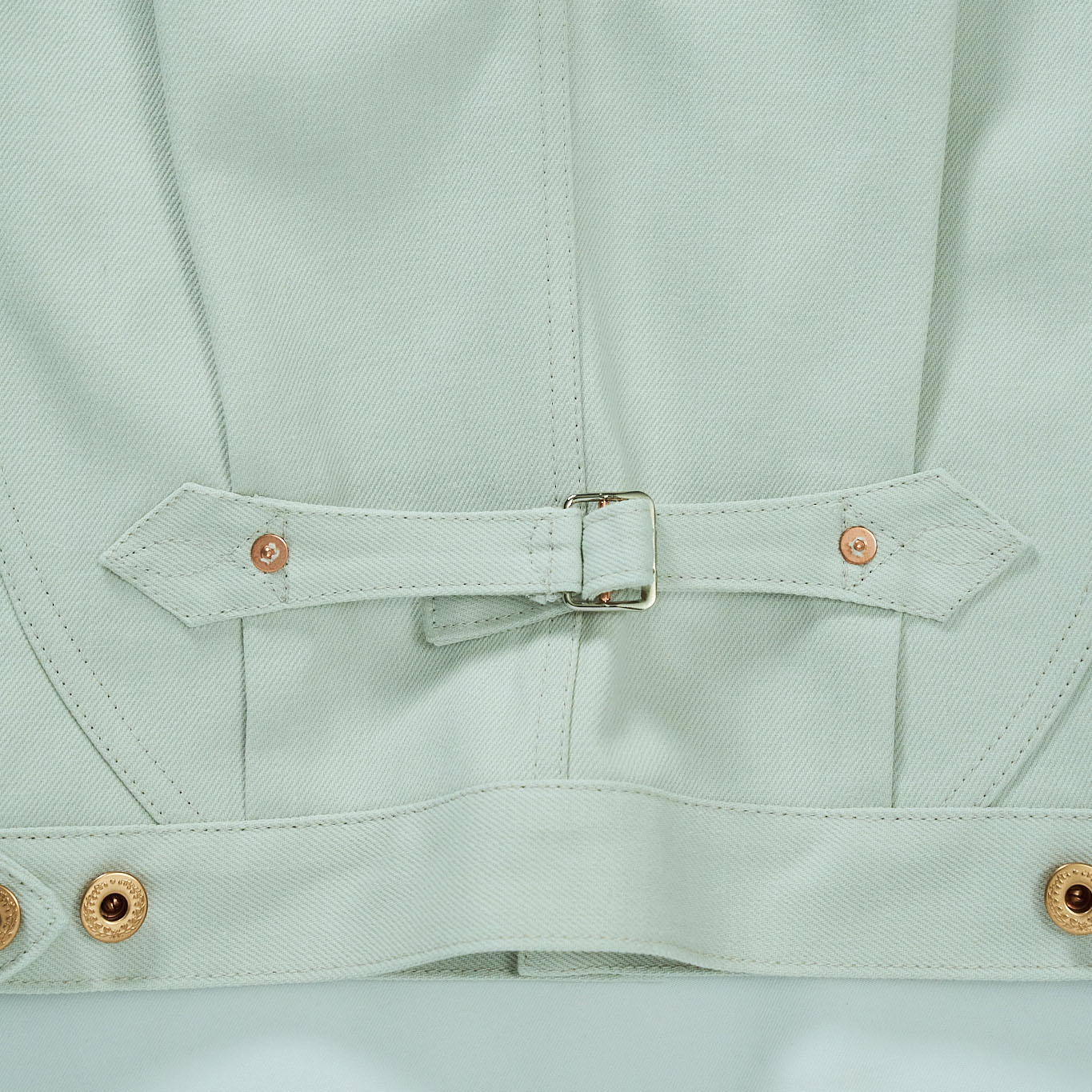 SWEEP THREE TACK JACKET-White-