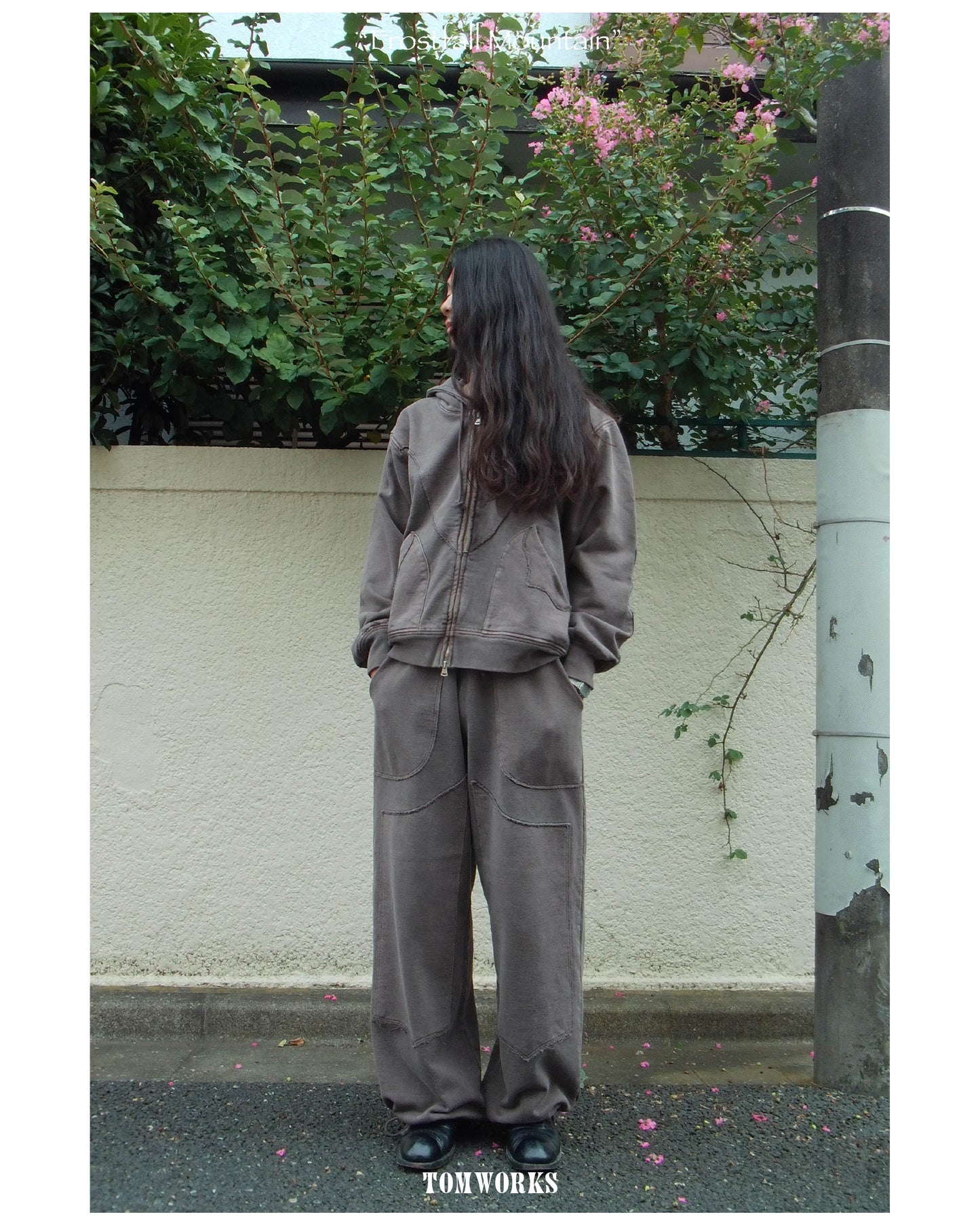 SWEAT PANTS -Brown-