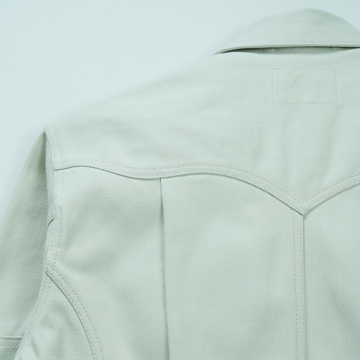 SWEEP THREE TACK JACKET-White-