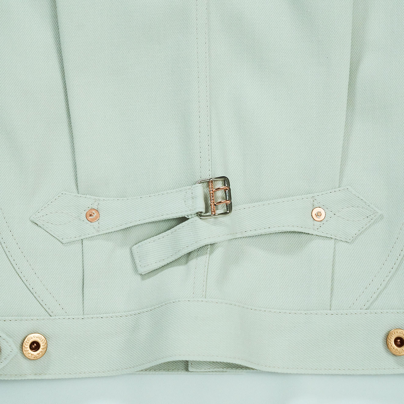 SWEEP THREE TACK JACKET-White-