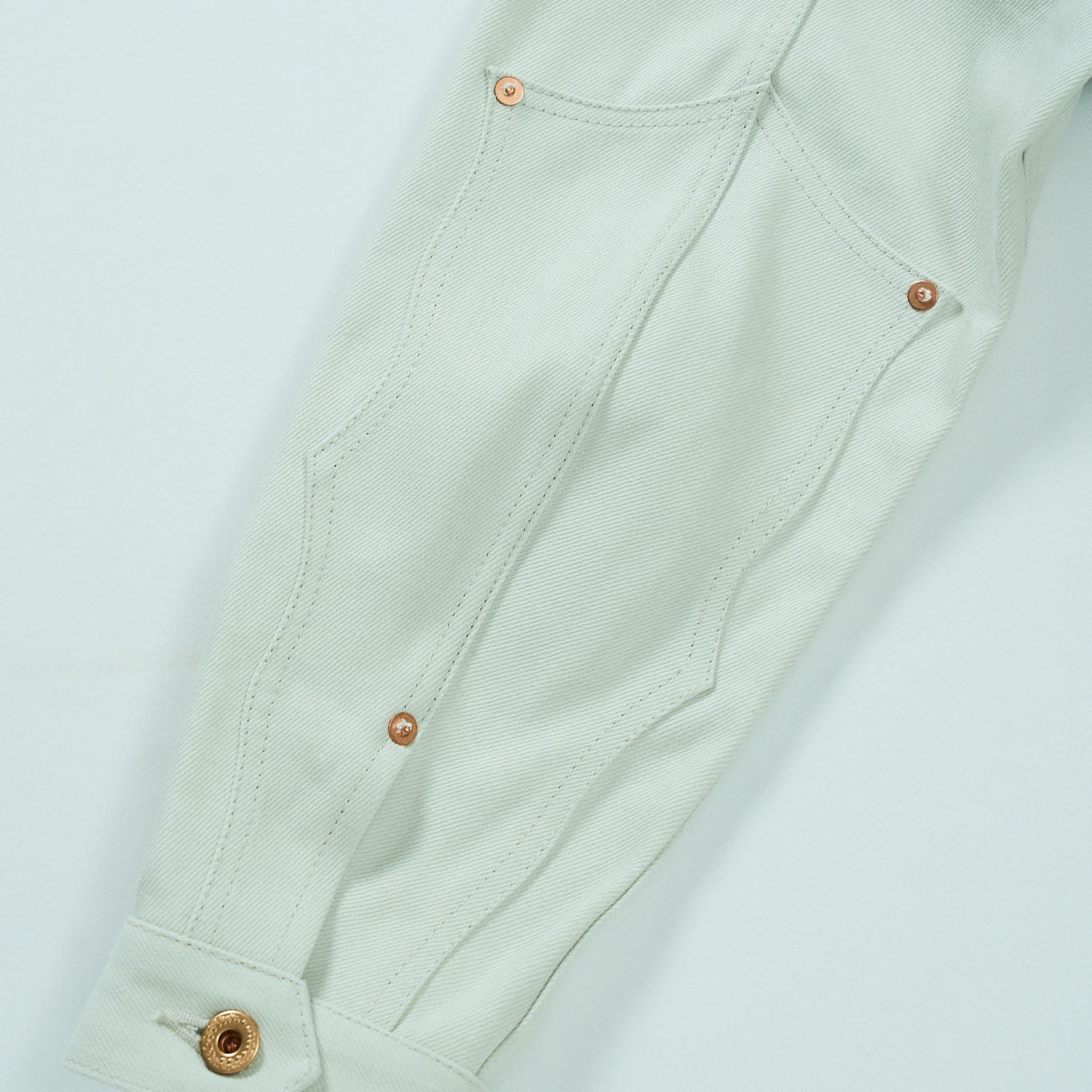 SWEEP THREE TACK JACKET-White-