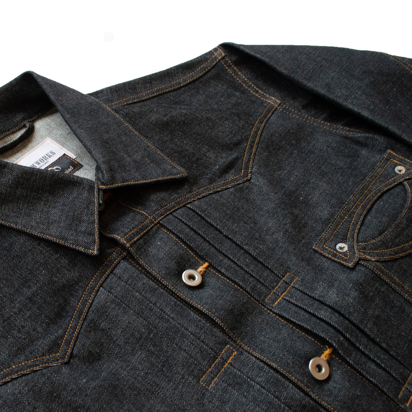 THREE TACK JACKET " KAGUYA " - Black -