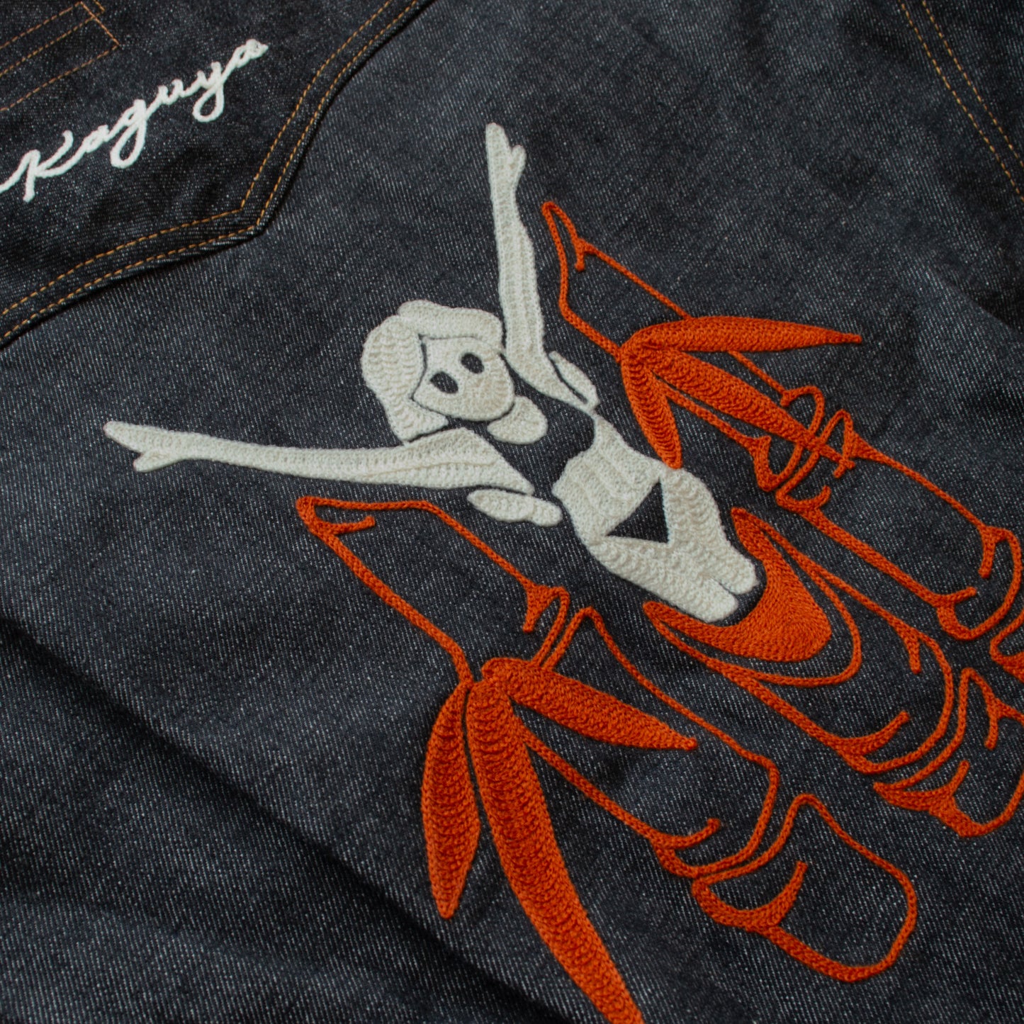 THREE TACK JACKET " KAGUYA " - Black -