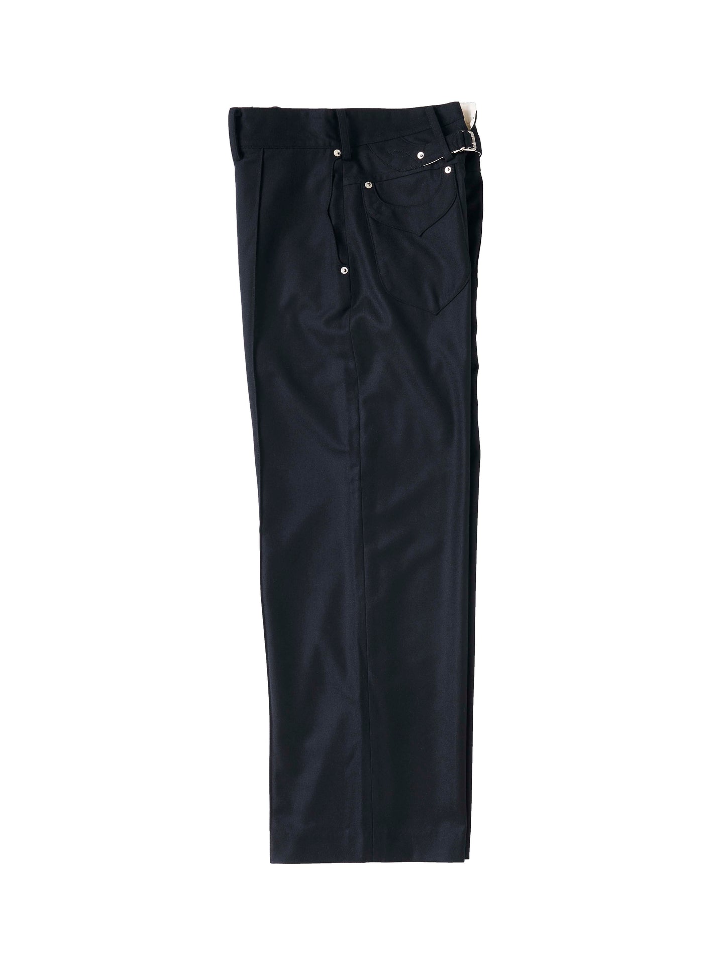 DRESS WOOL PANTS - BLACK -