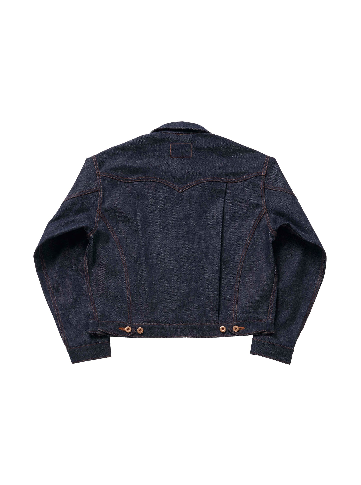 SPIKY THREE TACK JACKET-indigo-