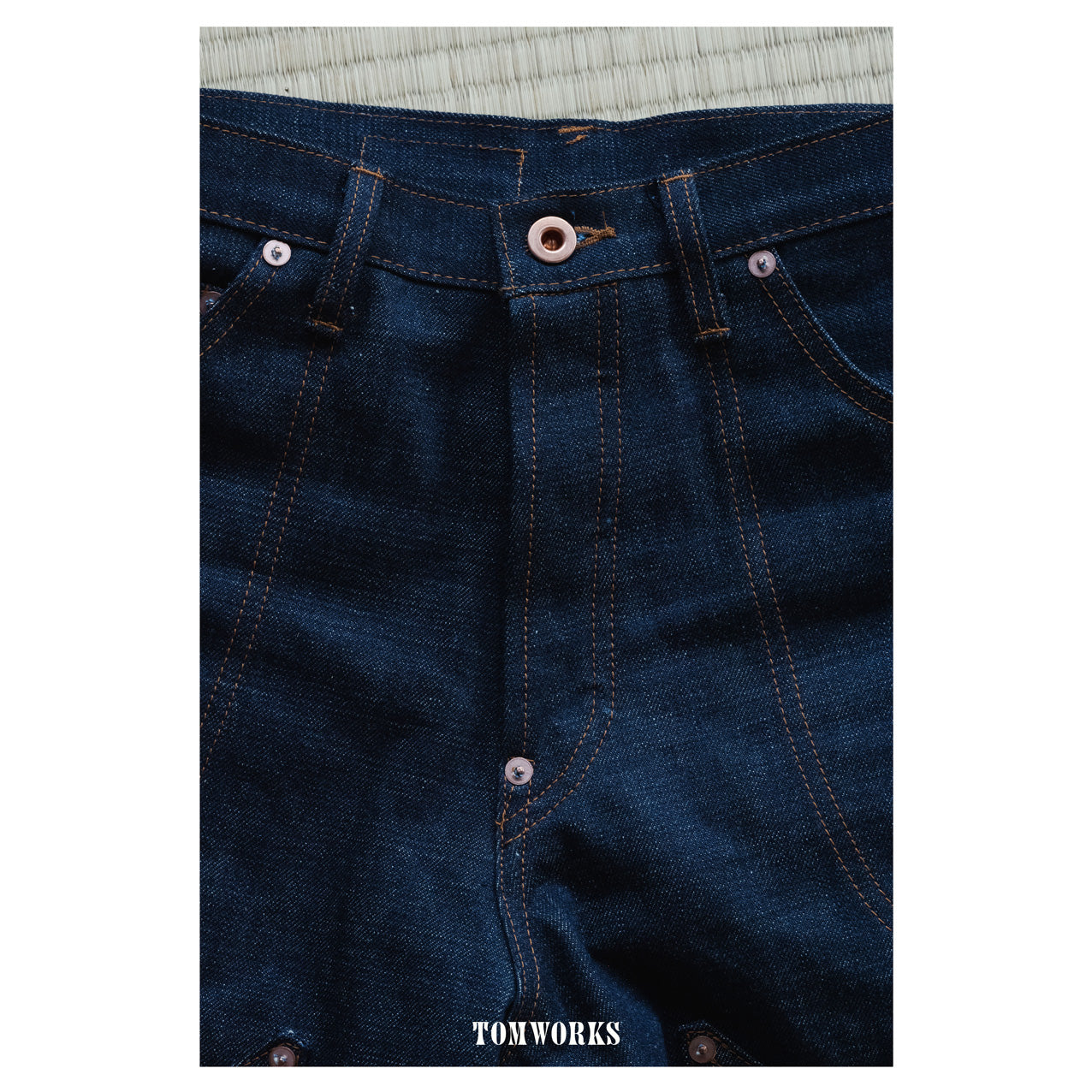 Wknee WORK PANTS - indigo -