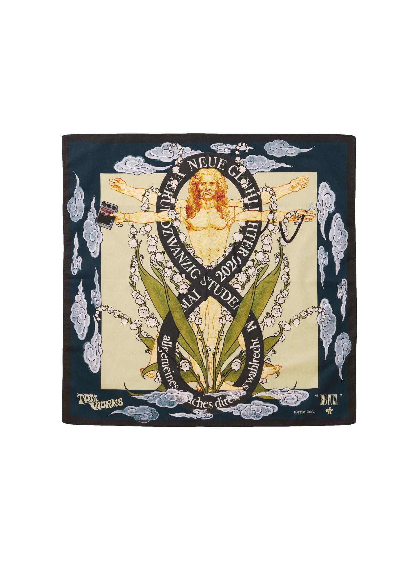 " BIG FUZZ " Bandana 80*80