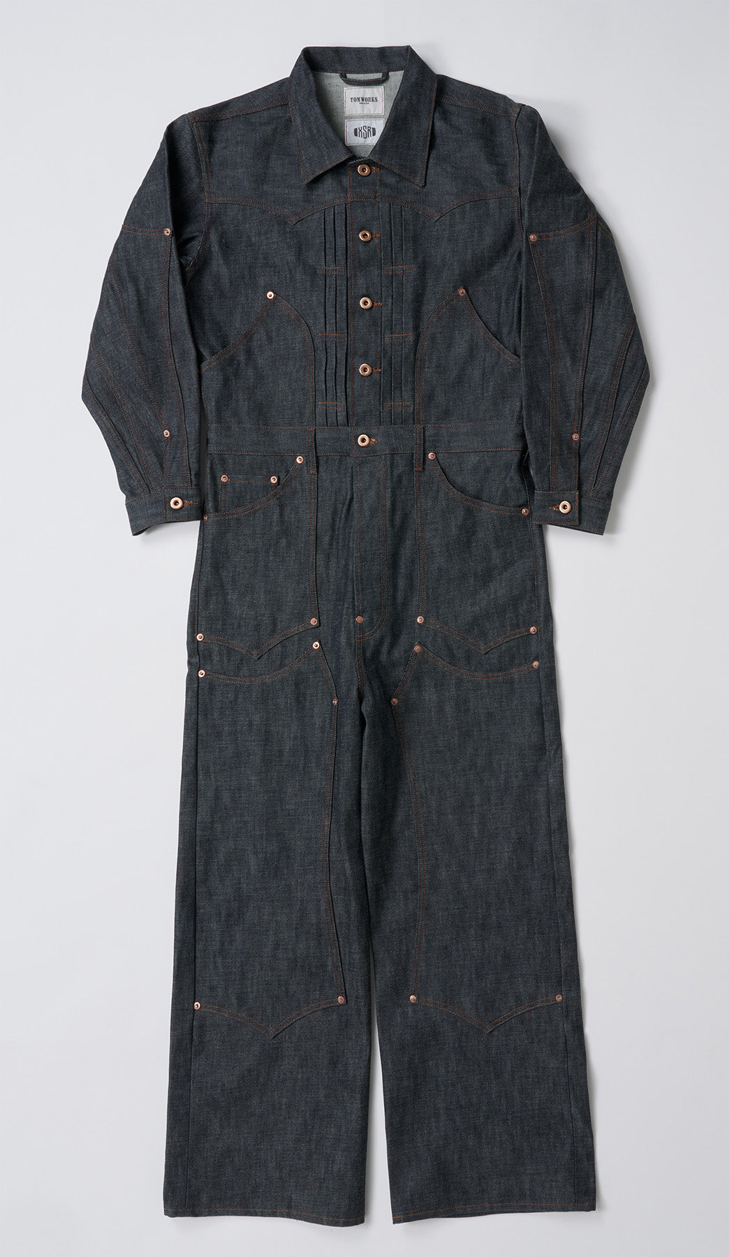 TOM WORKS × YAMAHA MOTOR Collaboration “the Jumpsuit”-Indigo/White 