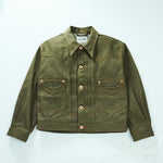 SWEEP THREE TACK JACKET-Green-
