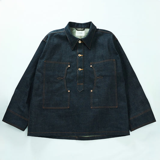 PULLOVER JACKET -Indigo-