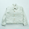SWEEP THREE TACK JACKET-White-