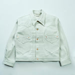 SWEEP THREE TACK JACKET-White-