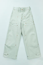 SWEEP Wknee WIDE PANTS -White-