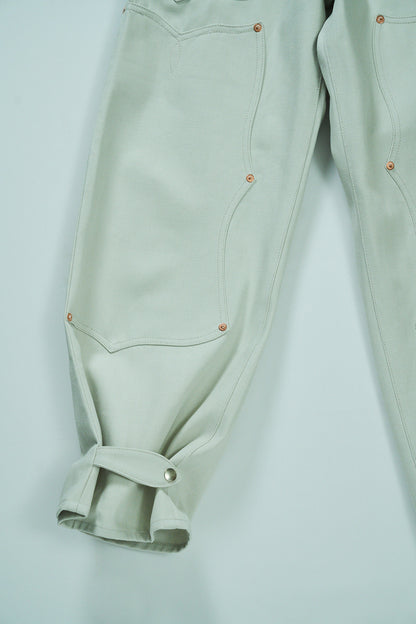 SWEEP Wknee WIDE PANTS -White-