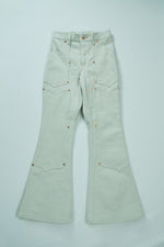 SWEEP Wknee BELL BOTTOM PANTS -White -