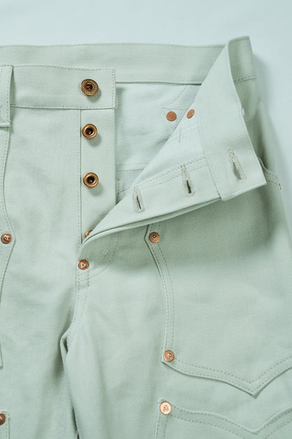 SWEEP Wknee BELL BOTTOM PANTS -White -