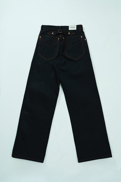 Wknee WORK PANTS 25 -Black-
