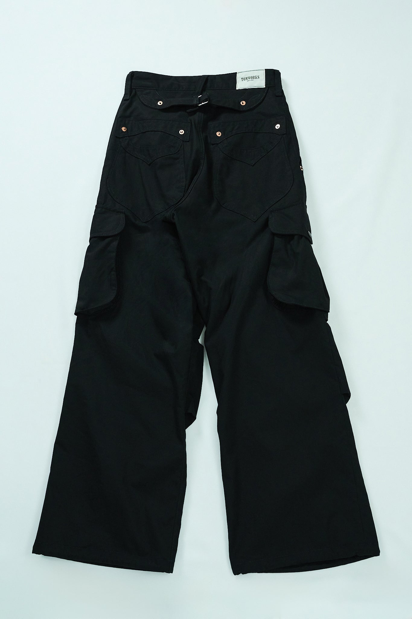 BULB POCKET CARGO PANTS -Black -