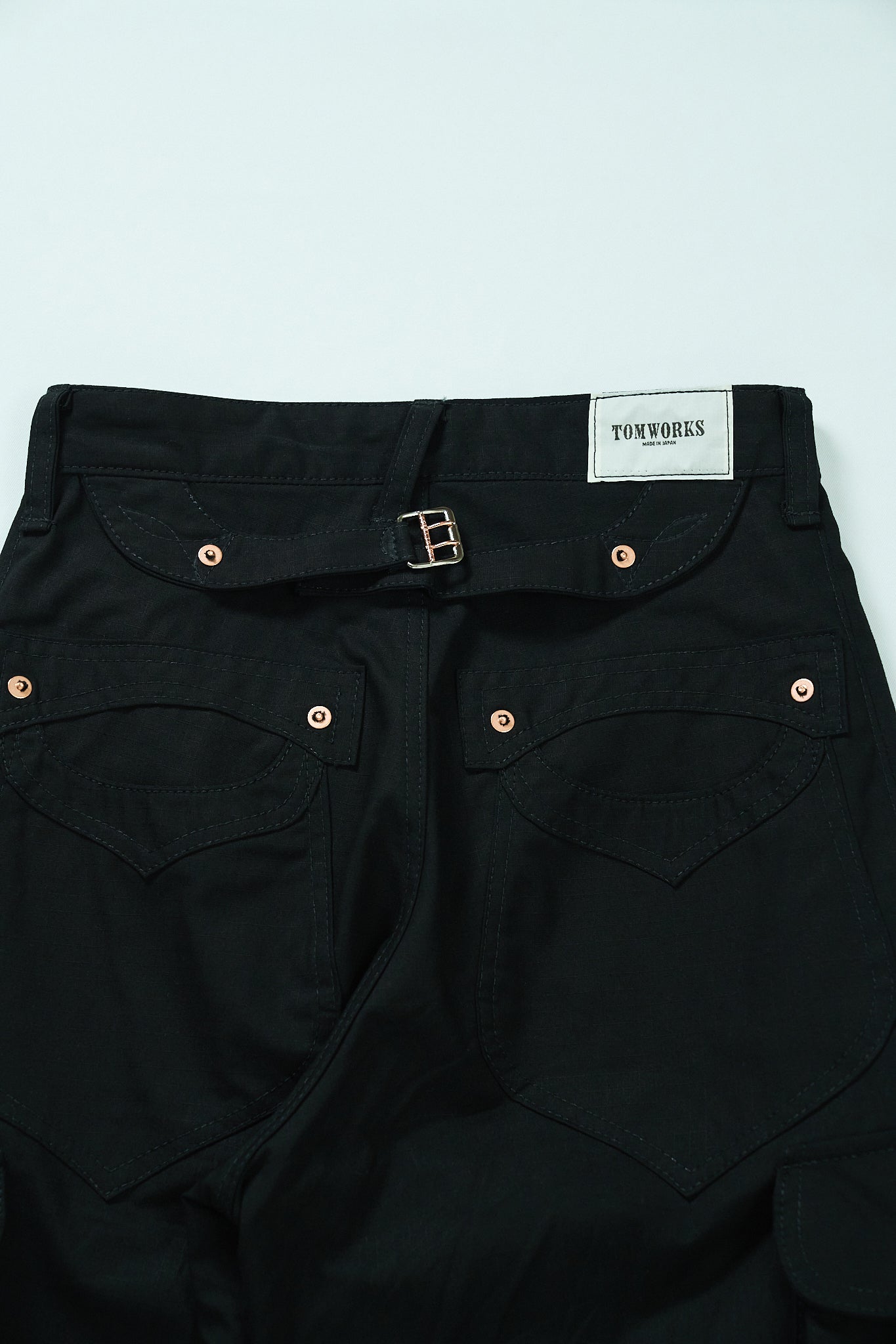 BULB POCKET CARGO PANTS -Black -