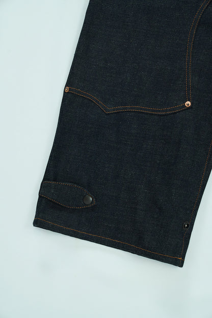 SWEEP Wknee WIDE PANTS -Indigo-