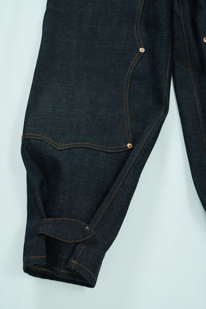 SWEEP Wknee WIDE PANTS -Indigo-