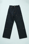 Wknee WORK PANTS 25 -Indigo-