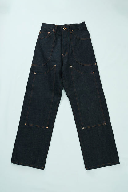 Wknee WORK PANTS 25 -Indigo-