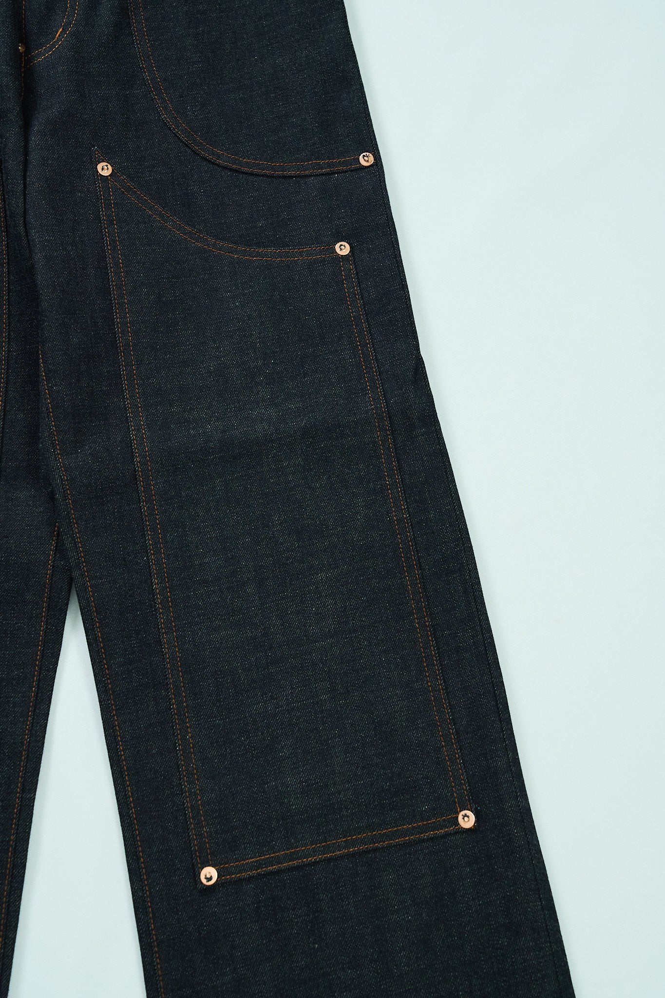 Wknee WORK PANTS 25 -Indigo-