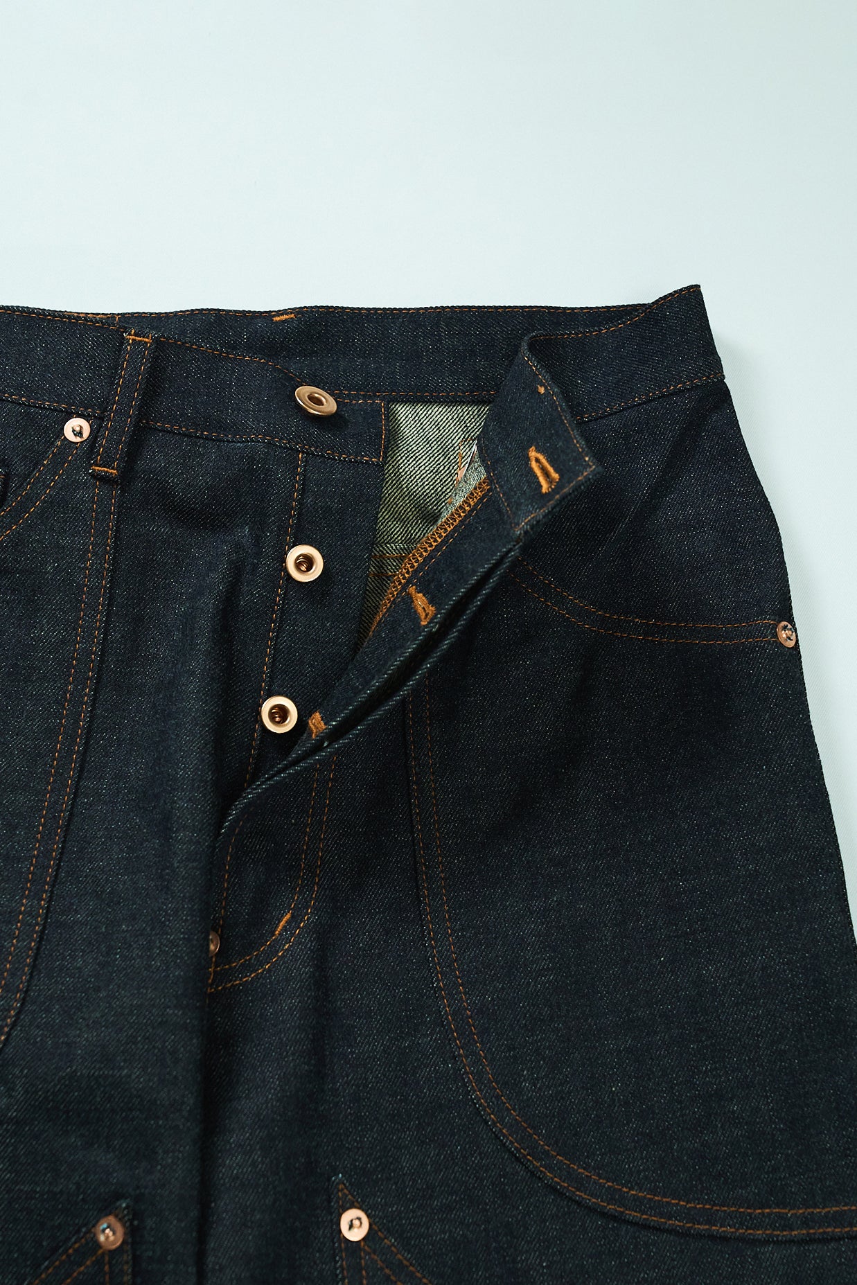 Wknee WORK PANTS 25 -Indigo-