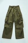BULB POCKET CARGO PANTS -Green -