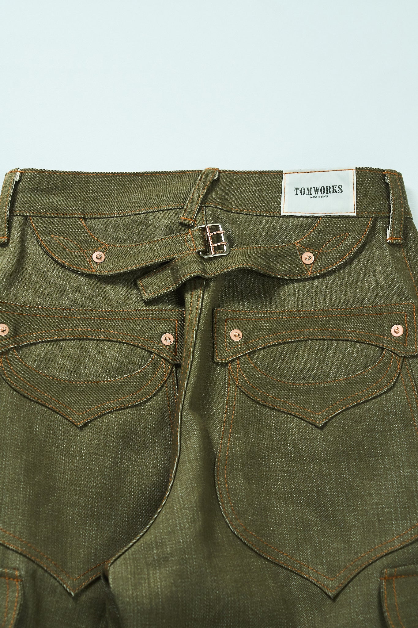 BULB POCKET CARGO PANTS -Green -