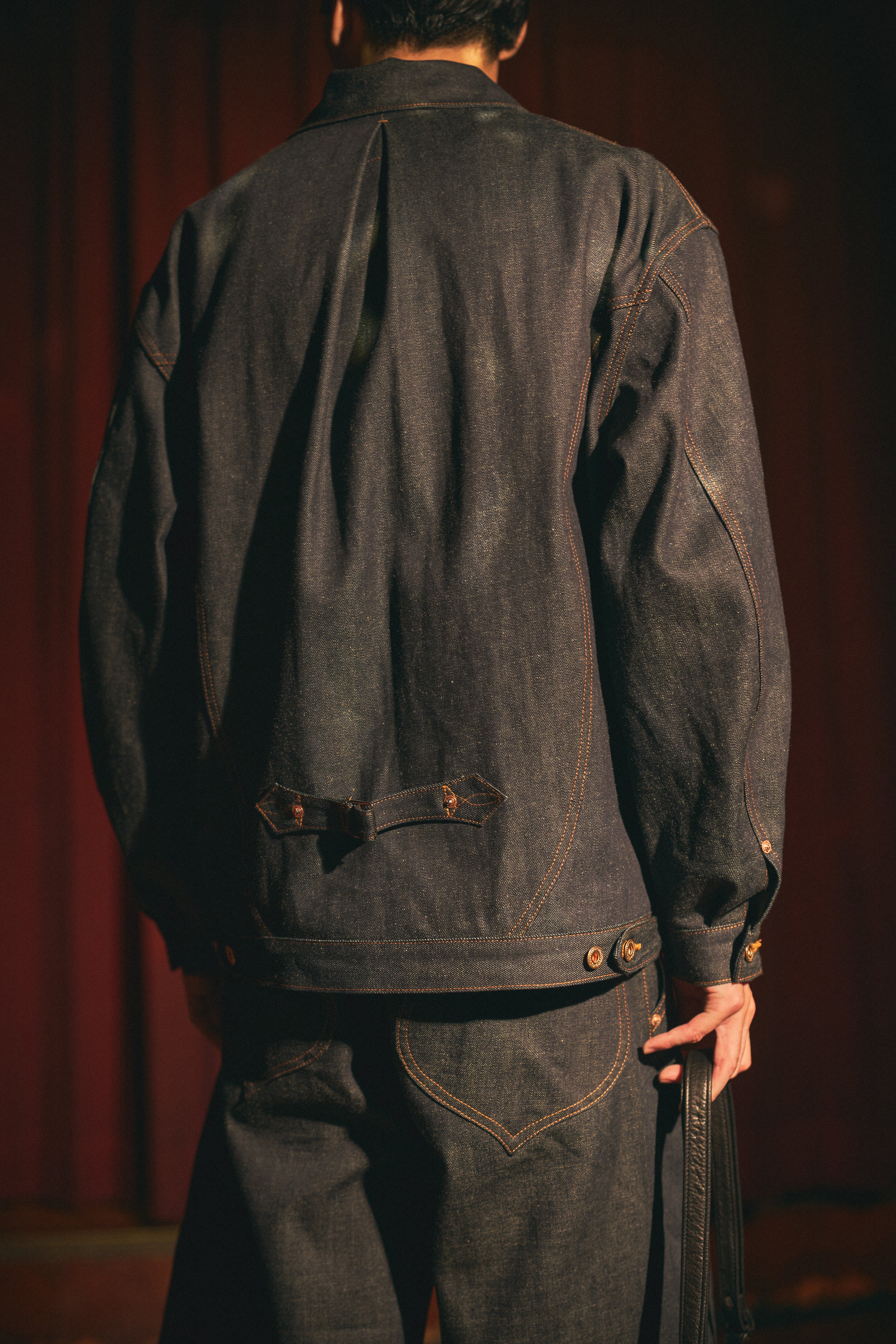 DOUBLE FLAP JACKET -indigo- – Tomworks