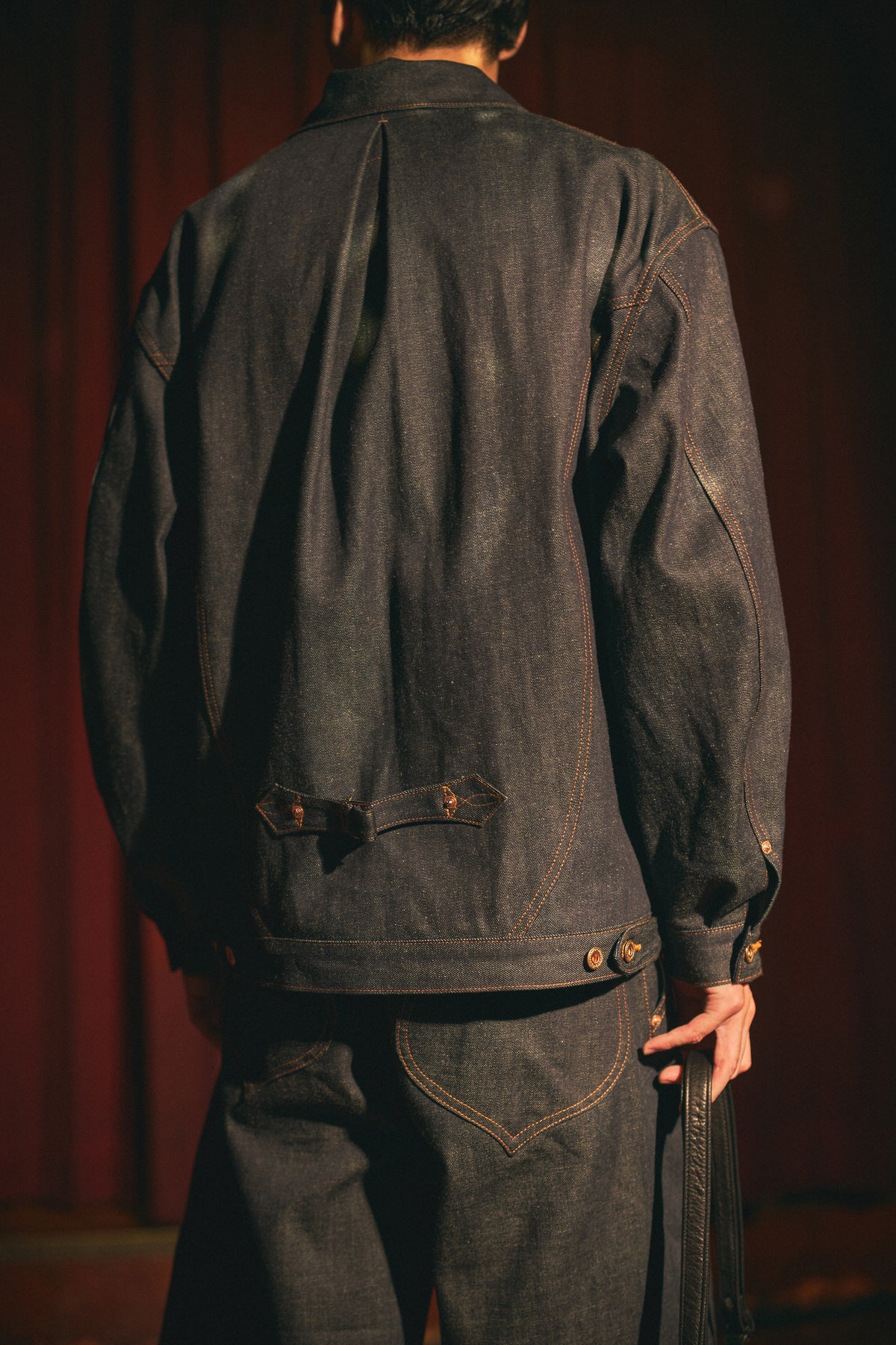 DOUBLE FLAP JACKET -indigo-